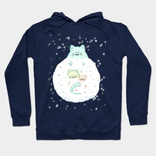 Cats snowball holiday gifts Hoodie